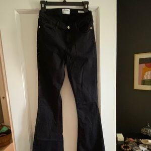 Frame Denim black stretch denim jeans